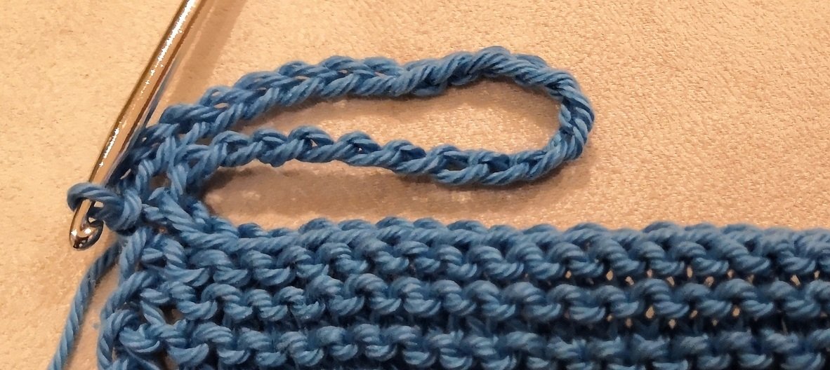 Blog-Inhaltsbild für 'Spültuch / Waschlappen "Peace" stricken'